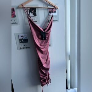 fashion nova know your worth ruched dress